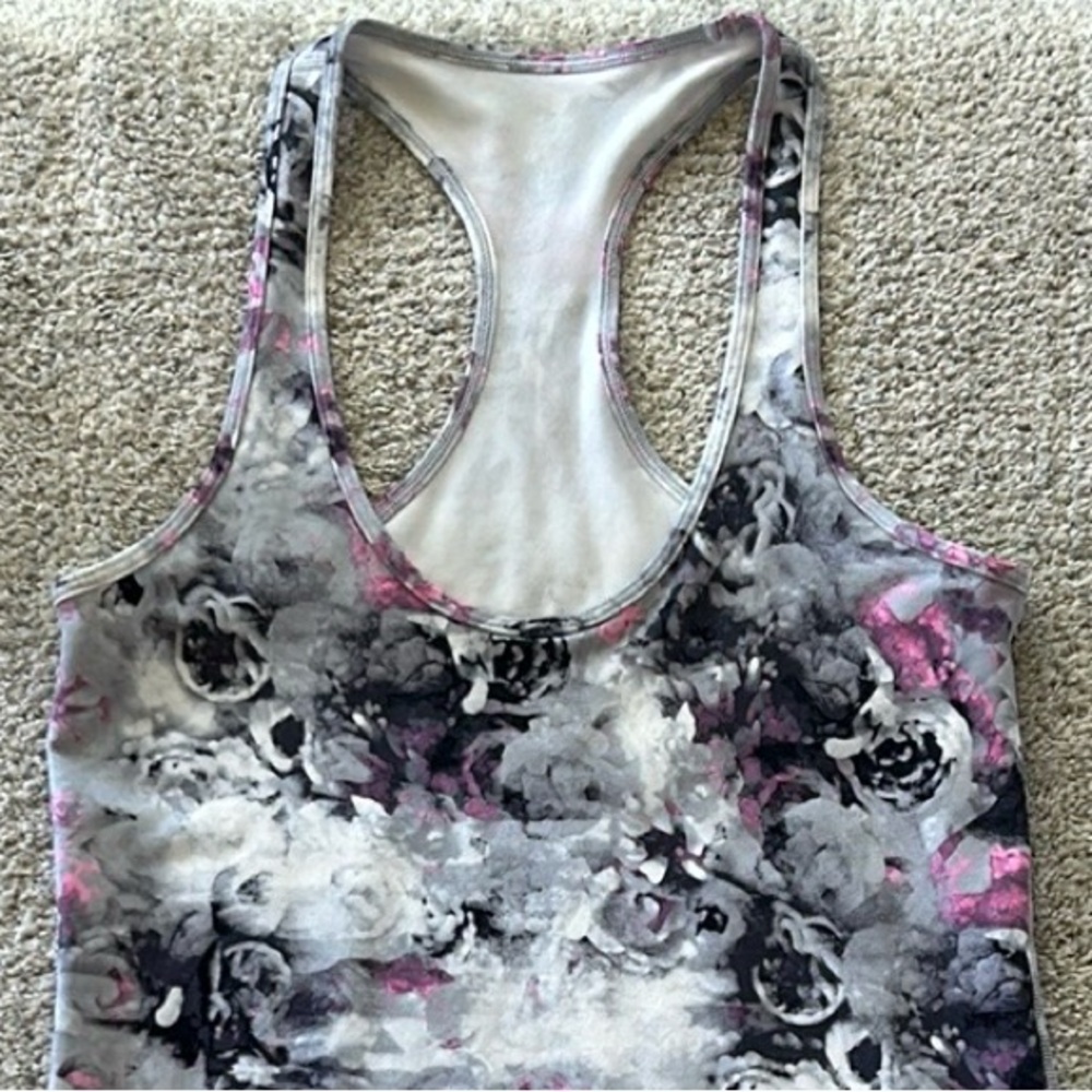 Lululemon Floral Athletic Tank - Picture 2 of 7